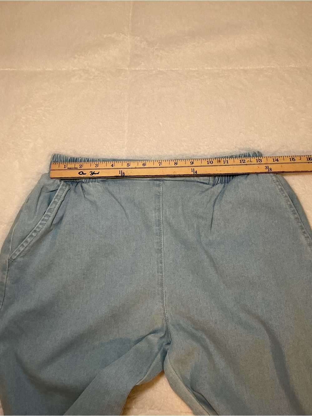Light Blue Denim Maxi Skirt - Picture 11 of 12
